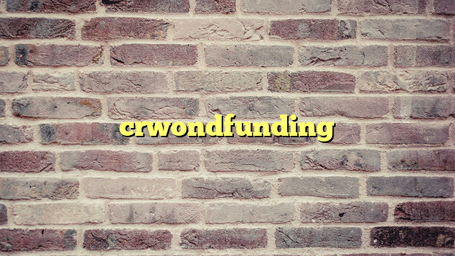 crwondfunding